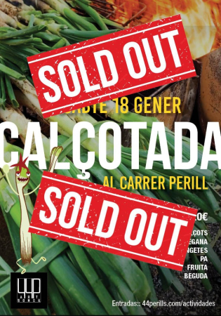 Calçotada al carrer Perill 18 Gener